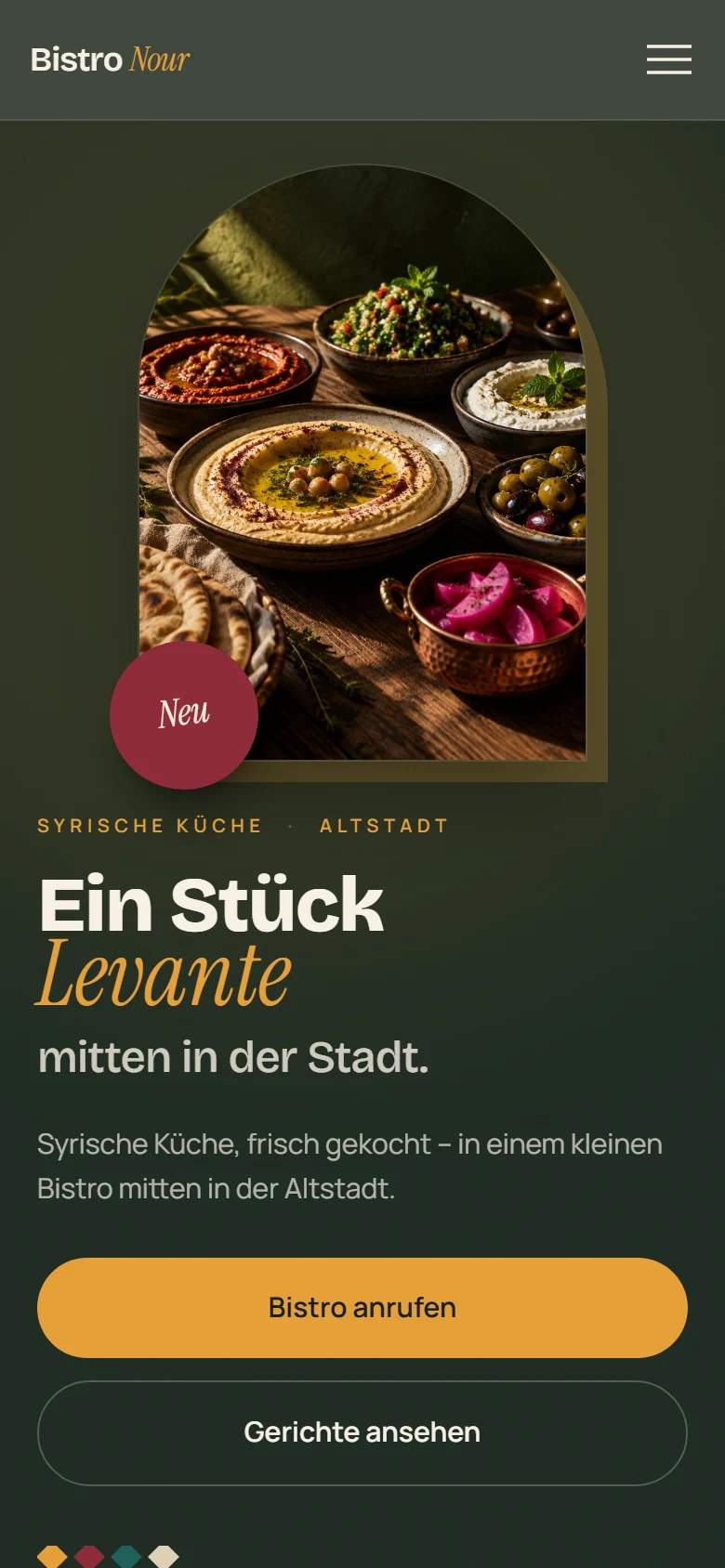 Neues Design auf dem Handy